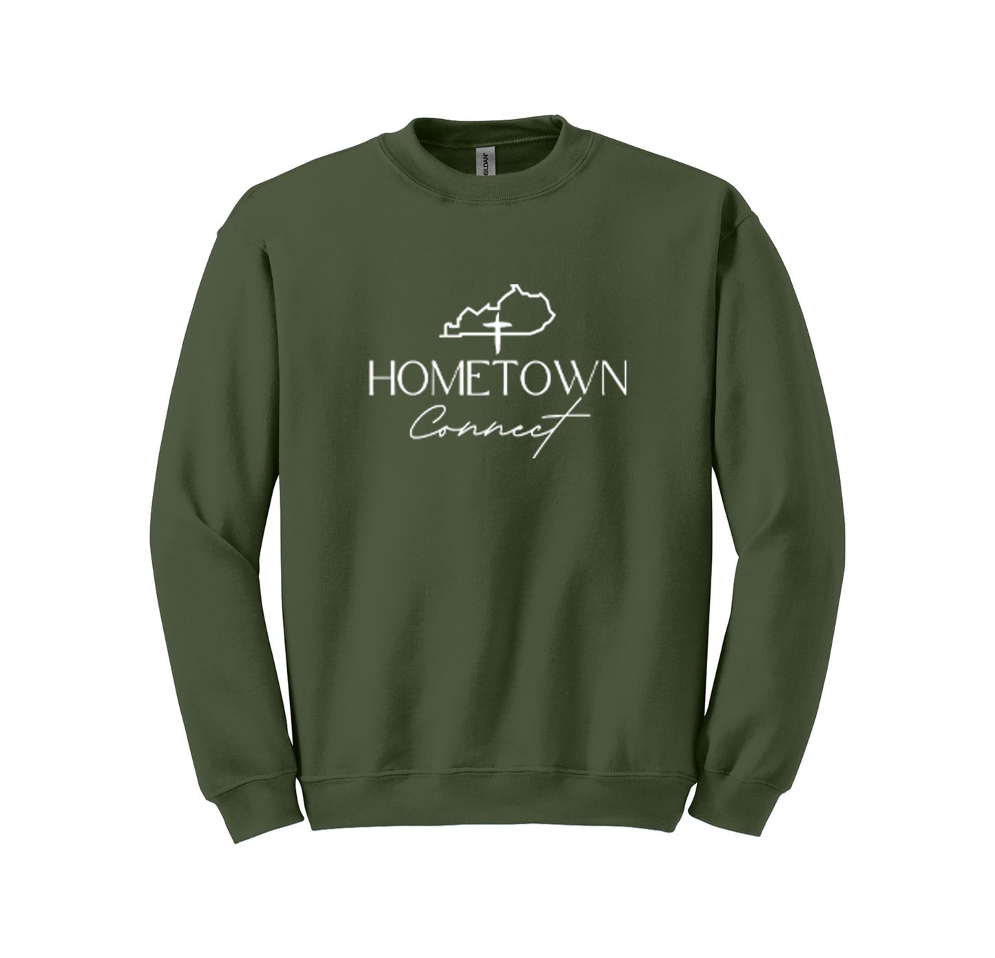 Hometown Connect Gildan Crewneck Sweatshirt