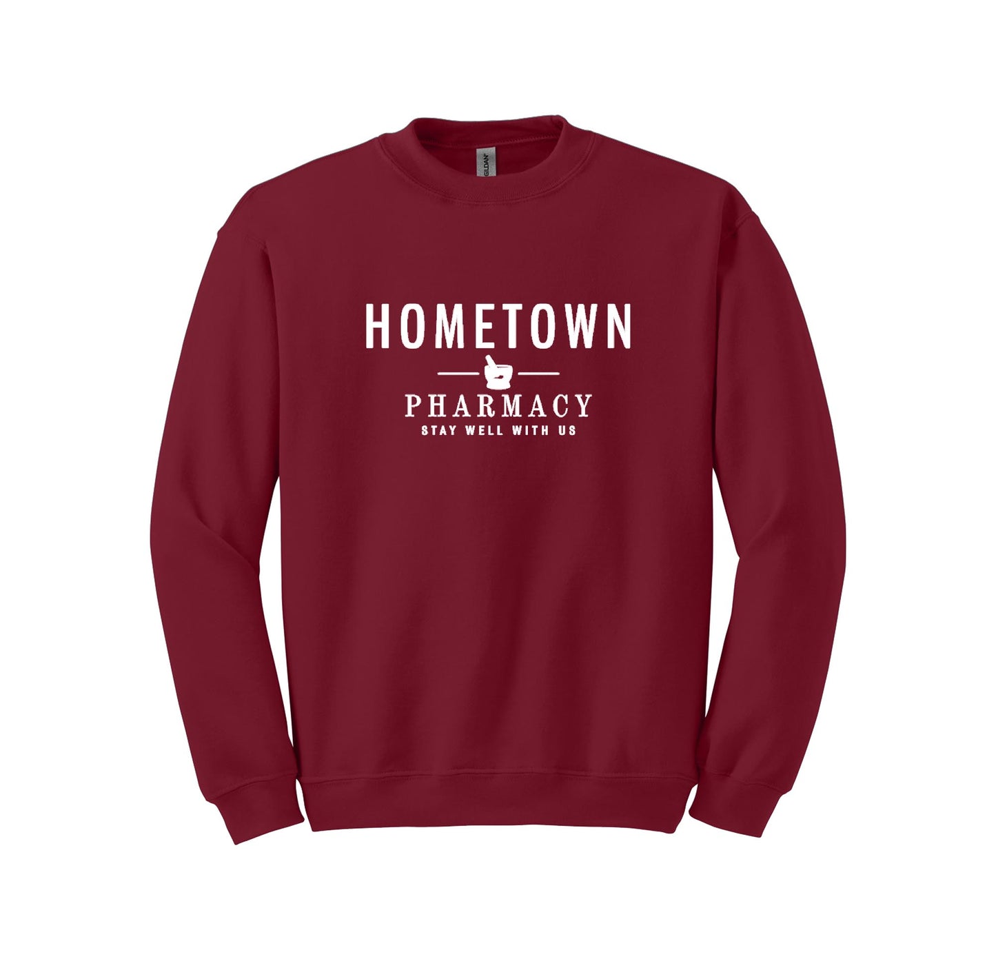 Hometown Pharmacy Gildan Crewneck Sweatshirt