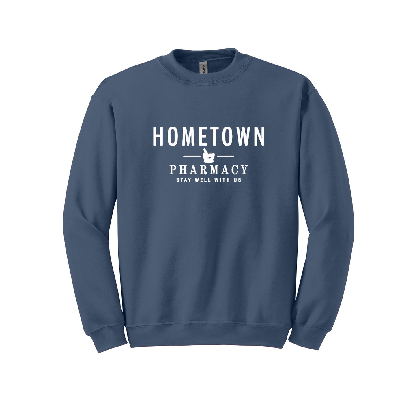 Hometown Pharmacy Gildan Crewneck Sweatshirt