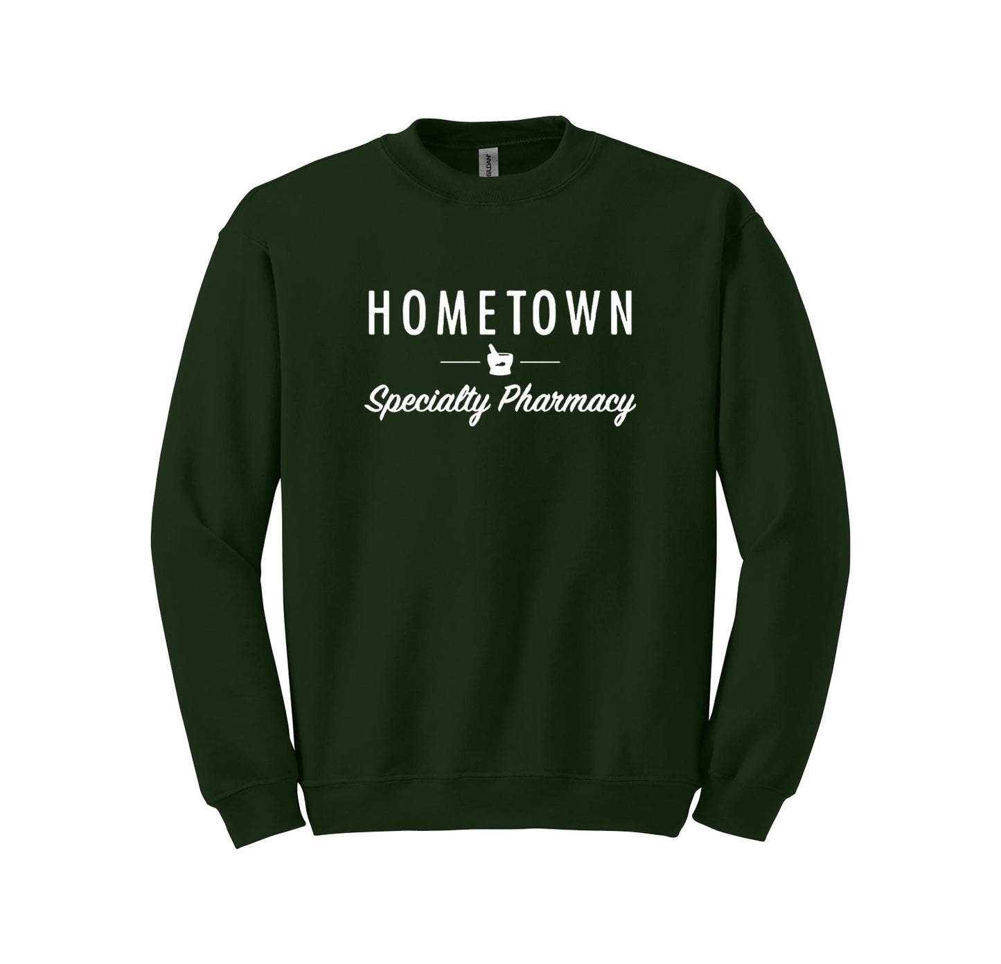 Hometown Specialty Pharmacy Gildan Crewneck Sweatshirt