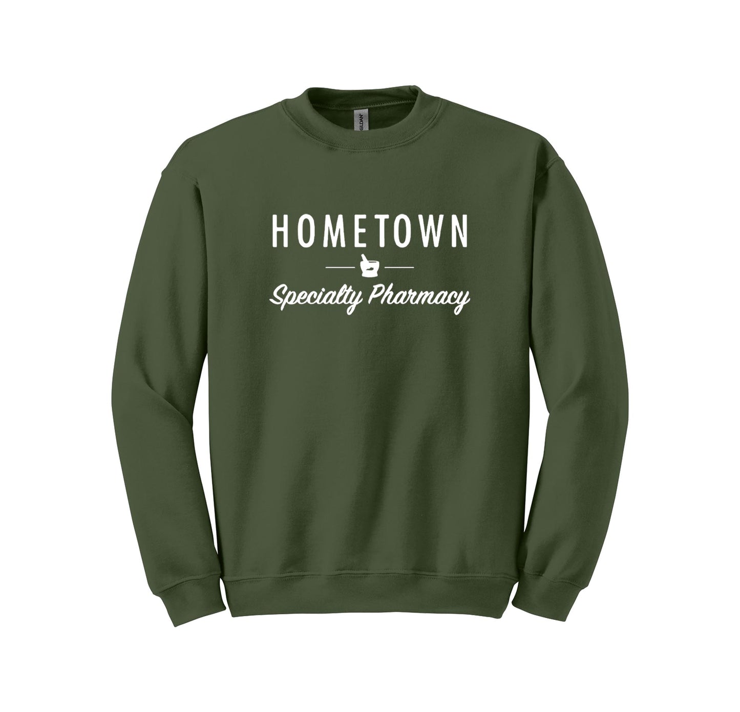 Hometown Specialty Pharmacy Gildan Crewneck Sweatshirt